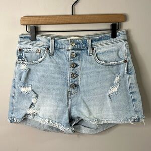 Abercrombie & Fitch Curve Love High Rise Mom Short